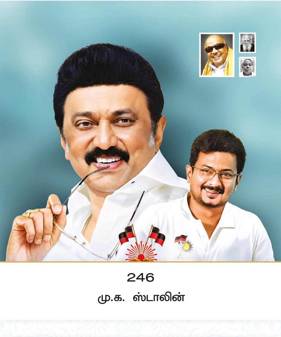 10x15 M. K. Stalin – Dynamic Dravidian Governance PAM
