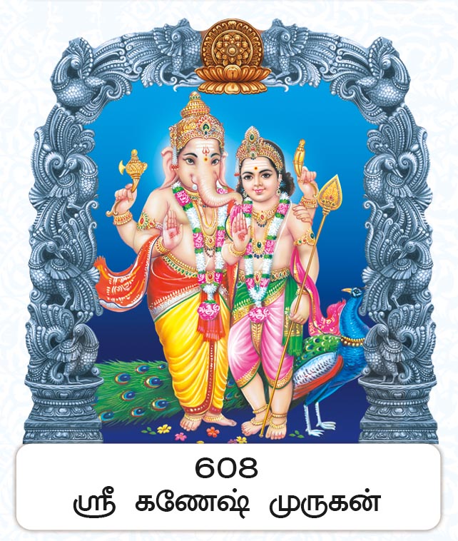 6X 9 Sri Ganesh Murugan – Divine Brotherly Grace FC ONLY BOARD