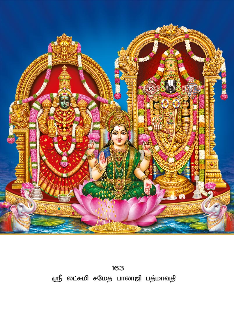 10x15 Sri Lakshmi Sametha Balaji Padmavathi – Divine Prosperity PAM