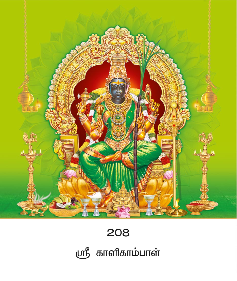 10x15 Sri Kaligambal – Chennai Sacred Divine Mother LAM